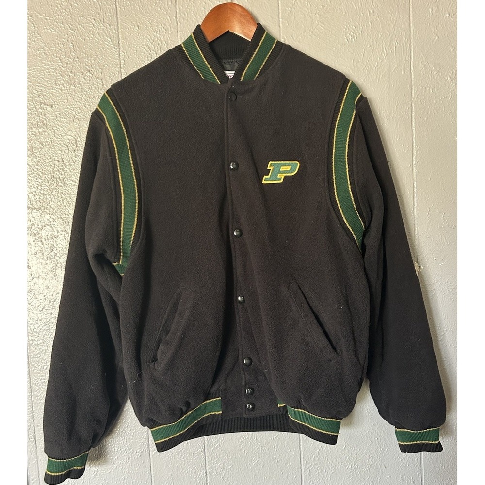 Vintage 90s Neff Varsity Jacket Size L Fleece College Letterman Bomber American